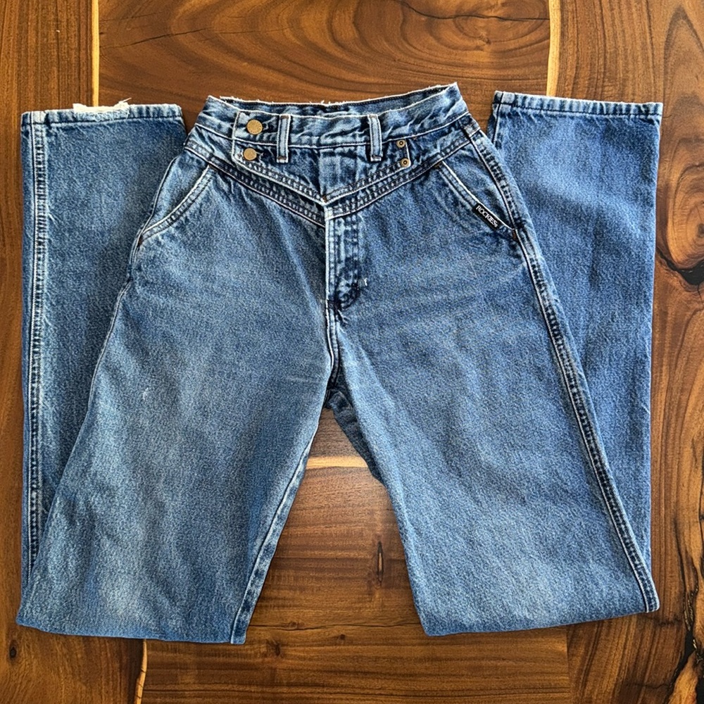 Rockies Vintage Blue High-Waist Jeans